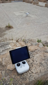 Drone and Controller on the Floor of Byzantine Church 2
