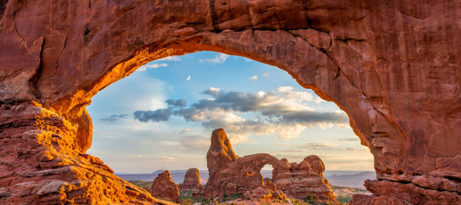 Beautiful rock formations are easily found in this great national park